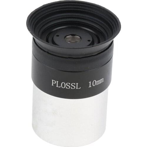 10mm 1.25" Plossl Eyepiece HD Fully Coated Lens for Astronomical Telescope