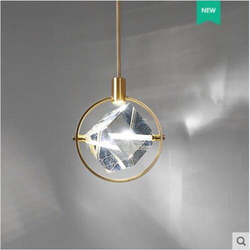 Pendant lights luminaire glass ball LED pendant lights bedroom restaurant deco chambre