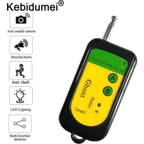 Portable Signal Bug Detector Smallest Size Wireless RF Signal Camera GSM Bug Detector 100~2400Mhz Tracer Surveillance Detector