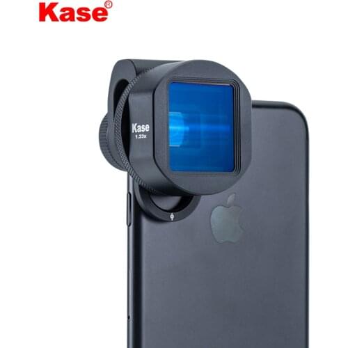 Kase 1.33X Wide Screen Mobile Anamorphic Film Lens 2.4:1 widescreen Video Cinema Lens for Phone Filmmaker iPhone Samsung Huawei