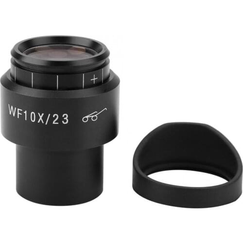 GWF004 WF10X/23 Microscope Wide Angle Eyepiece Ocular Eyepoint Lens Adjustable Wide Field 30mm