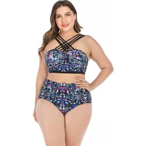 Fat MM Sexy Bikini Swimsuit 2019 New Women Bikini Backless Swimwear Beach Wear plus size women swimwear 4XL Biquini