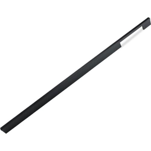 1 piece Large Cabinet Handle Black Furniture Handle 50cm, 80cm,100cm Wardrobe Handles Large Drawer pulls