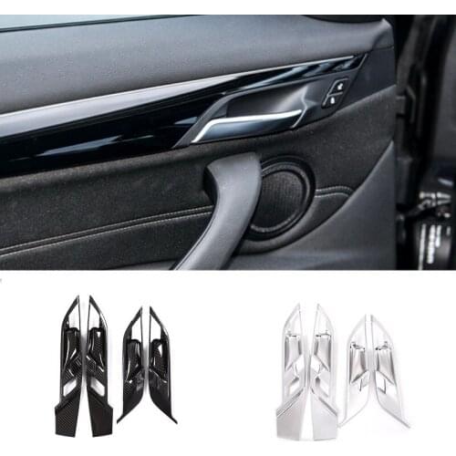 ABS Car Interior Door Bowl Decoration Cover Trim Sticker Accessories Fit For BMW X1 F48 2016-2019 X2 F47 2018 Car Styling