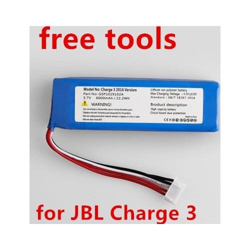 Charge 3 2016 Version battery for JBL Charge 3 2016 Version GSP1029102A+tools