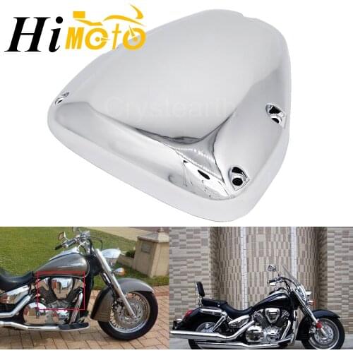 Chrome Motorcycle Air Filter Cover Air Cleaner Intake Case Cover For Honda VTX1300 VTX1800 VTX 1300 1800 2003-2008 2007 2006 05