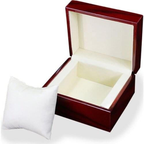 Men and Women Single Slot Watch Box Display Box Solid Wood Travel Portable Storage Display Gift Box