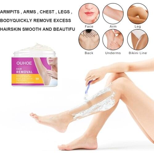 OUHOE Natural Hair Removal Cream For Men And Women Whole Body Hair Removal Mild Non-irritating Fast Effective Hair Removal