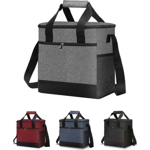 14.8L High Capacity Lunch Box Bento Bag Waterproof Oxford Cloth Food Thermal Container Portable Outdoor Picnic Storage Bags Tote