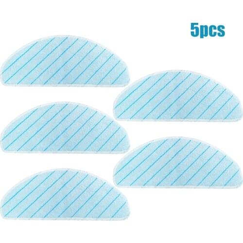 5pcs T9 Series Washable Cleaning Mop Cloths For Ecovacs Deebot T9 AIVI T9 PRO T9 MAX T9 POWER
