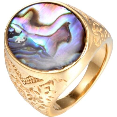 Titanium Steel Mens Ring Domineering Rings for Men Romantic Pattern Design Punk Style Fashion Jewelry Anniversary Gift