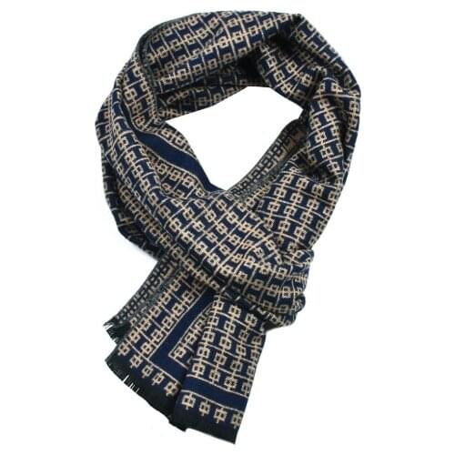 New Arrival High Quality Mens Double-sided Thickened Warm Scarf Korean Design Mens Knitted Scarves Wholesale