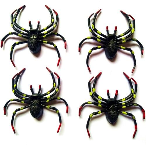 New Halloween spiders, complete styles, spider toys, Halloween props