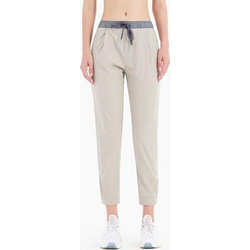 New Tie Foot Yoga Pants Women Outdoor Leisure Sport Trousers Gym Elastic Waist Fitness Running Jogger Workout Sweatpants