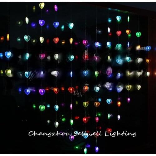 Limited New Christmas Decoration Great!festival Light Showcase Entrance Decoration 78 Pcs Coloured Bead Curtain Lamp H132