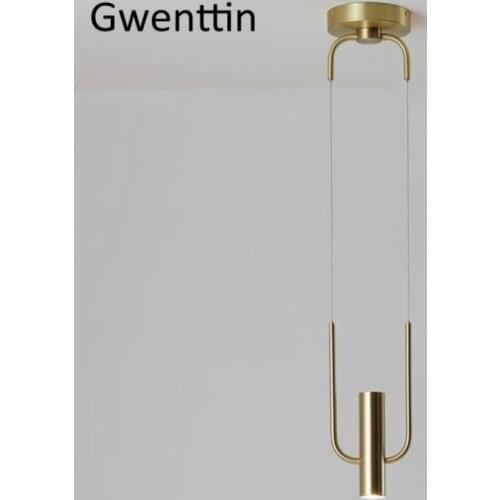 Black Gold Living Room Pendant Light Modern Kitchen Hanging Lamps Dining Room Lights Industrial Lamp Bedroom Lighting Fixtures