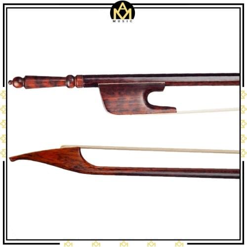 Professional 4/4 Size Violin/Fiddle Bow Baroque Style Snakewood Stick AAA Grade Mongolia Horsehair Fast Response