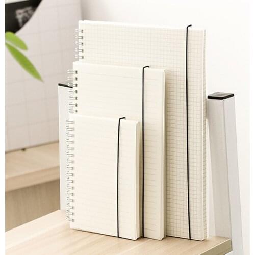 A5 A6 Spiral Book Coil Notebook To Do List Line Dot Blank Grid Paper Journal Diary Sketchbook School Office Stationery Supplies
