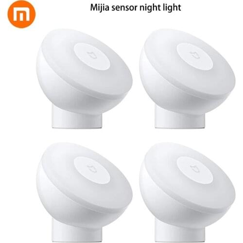 Xiaomi Mijia LED Corridor Night Light 2 Magnetic Attraction Night Lamp Infrared Body Motion Sensor 360 Degree 2 files Adjustable