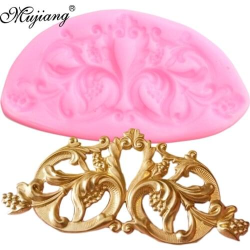 Victorian Scrolls Relief Border Silicone Mold Fondant Molds Wedding Cake Decorating Tools Candy Clay Chocolate Gumpaste Mould