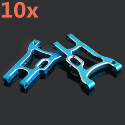 Wholesale 10pcs/lot HSP Alum.Rear Lower Sus.Arm 102021 02007 Upgrade Aceesories For 1/10 Scale Models RC Car On Road SONIC