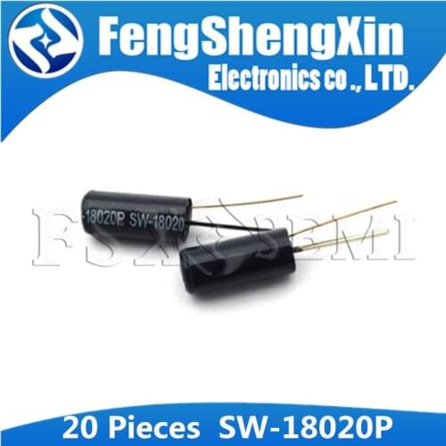 20PCS SW-18020P Electronic Shaking Vibration Sensor Switch