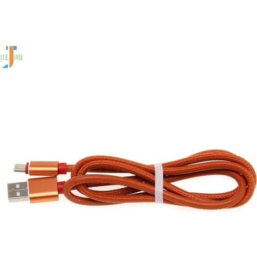 300pcs/lot Charging Cable Micro USB Cable for IPhone XR Samsung S5 S4 J3 J5 Xiaomi Mi2 Mobile Phone Leather Fast Charger Cable