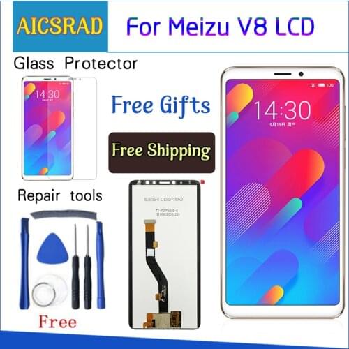 5.7" Original LCD For MEIZU M8 V8 Lcd With Frame Display Screen For MEIZU M8 V8 Screen With Frame LCD Display