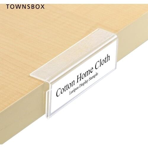 Acrylic Label Frame L Sign Holder Shelf Edge Price Talker Shelf Storage Memo Holder Merchandise Name Card Display Data Strip