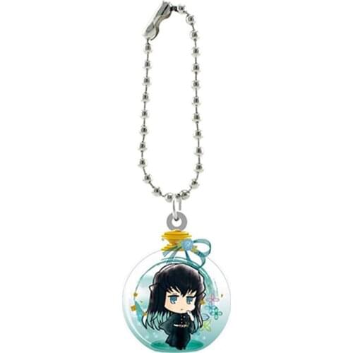 Water Bottle Shape Mini Acrylic Accessories Key Chaining Kimetsu No Yaiba Kamado Tanjirou Nezuko Classic Jewelrys For Sisters