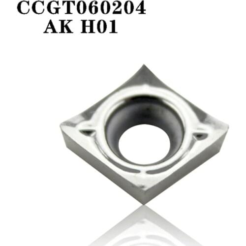 CCGT060204 AK H01 CCGT0 60204 Aluminum cutter blade Insert Cutting Tool turning tool CNC Tools AL +TIN Alloy wood