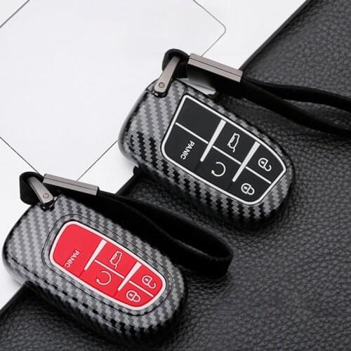 Car key Cover Case For Jeep Renegade Grand Cherokee WK2 KL Compass Dodge Journey Chrysler 300C 2016 2018 2019 2020 Accessories