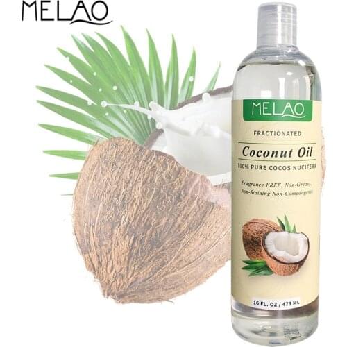 Pure Organic Coconut Oil Relaxing Massage Carrier Oil Diluting Essential Oils Benefits Moisturizer For Skin / Hair