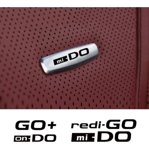 Car Chair Seat Sticker Front Seat Tuning Badges Metal For Datsun GO I GO+ mi-DO on-DO redi-GO Go-Cross Stickers car accessories