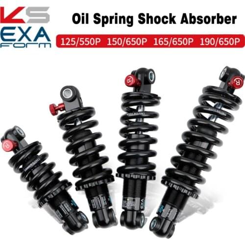 EXA Rear Shock Absorber For Downhill Boost Mountain Bike 125 150 165 190mm Ajustable Suspension Spring Bicycle Shock Absorber