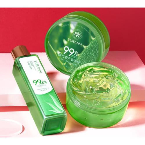 Aloe Vera gel aloe Toner anti-acne moisturizing men women recovery after sunburn essence reduce acne marks