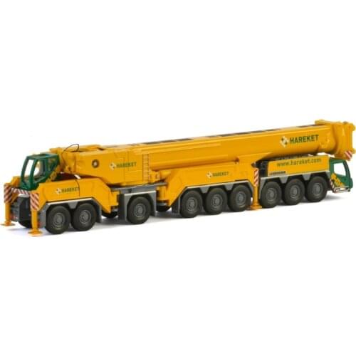 Collectible Diecast Model Gift WSI 1:87 Scale Liebherr LTM1750 Hareket Crane Engineering Machinery Alloy Toy Model Decoration