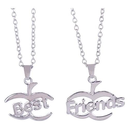 Best Selling New Design Best Friend Pendant Necklace Letter Necklace For Friends Gifts 20SETS/LOT