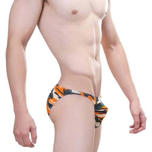 Fashion Trend Camouflage Modal Mens Briefs Breathable Sexy Underwear Male Panties Comfortable Pouch Calsoncillos Hombre Bulge