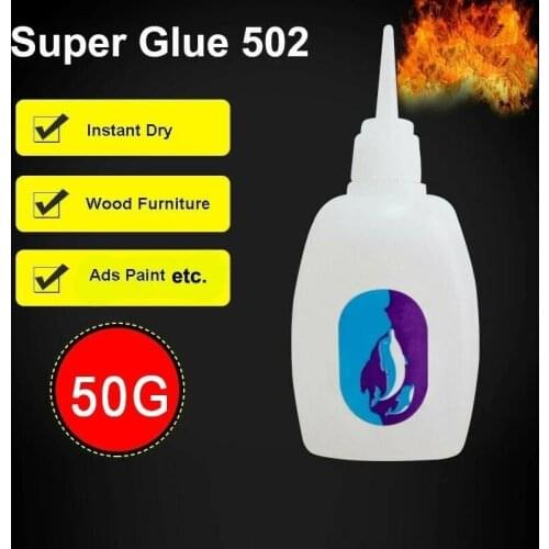 Instant Strong Super Glue 502 Adhesive Super Glue Adhesion Fast Repairing Toys Crafts Liquid Super Glue For Wood Rubber Leather