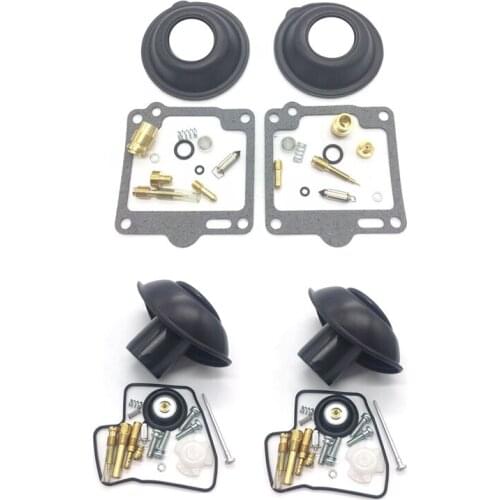 3 Set Motorcycle Accessories:1 Set Plunger Diaphragm Carburetor Repair Kit & 2 Set Diaphragm Valve Gasket Parts Set