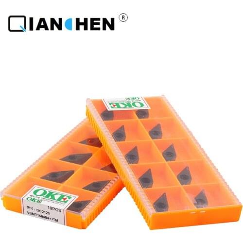 OKE 10pcs/lot High Precision High Performance High Strength CNC VBMT160404-OTM OC2125 Industry Carbide Inserts Hard Alloy