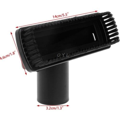 32mm Plastic Dust Collector Head Floor Hair Dusting Carpet Vacuum Cleaner Brush