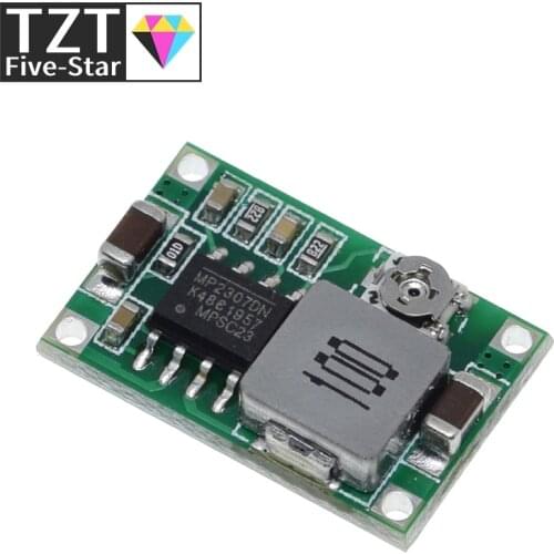 TZT 5PCS RC Airplane Module Mini 360 DC-DC Buck Converter Step Down Module 4.75V-23V to 1V-17V 17x11x3.8mm Mini360 New LM2596