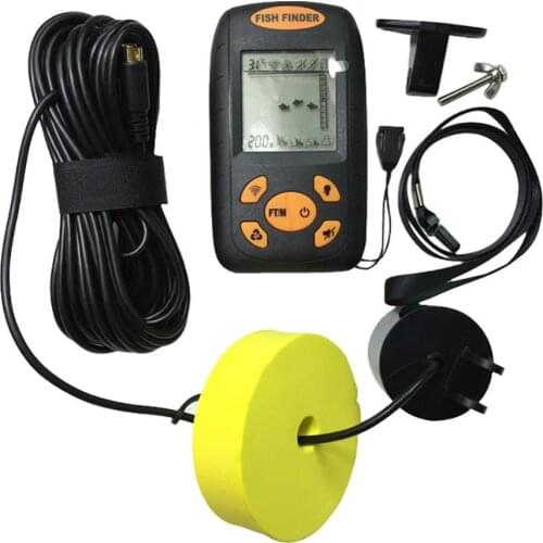 80%HOT100M Portable Sonar LCD Fish Finder Equipment Wired Alarm Fishing Fishfinder