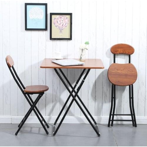 Portable Folding Chair Home Dining Chair Back Chairs Balcony Stool Folding Stool Mini Dormitory Chaise