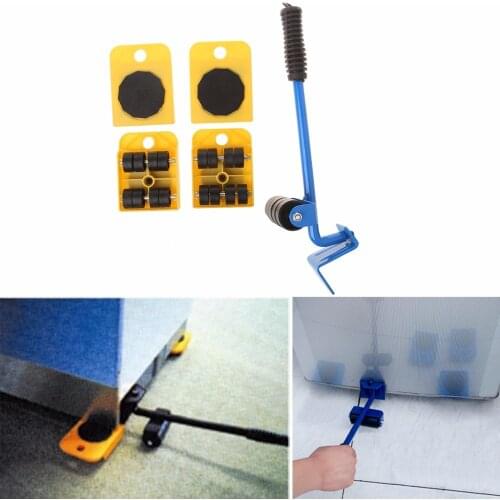 Mover transport set 5 piece plastic mover panel PS turntable wheel ABS pry bar A3 just 14MM handle PVC surface spray treatment