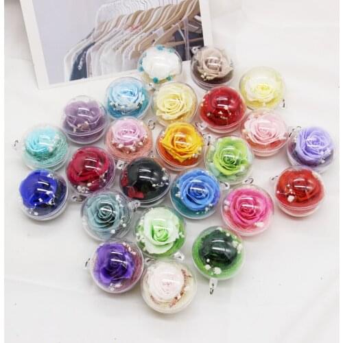 Eternal Flower Rose Flower Bag Pendant Dried Flowers Valentines Day Creative Gifts Birthday Gifts Diy Candle Valentines Day Gift