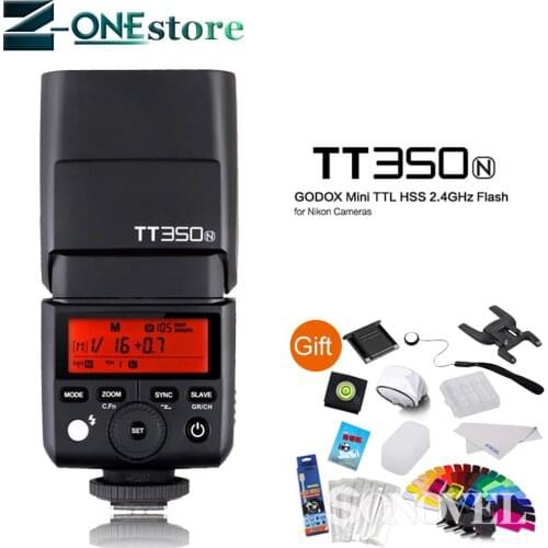 Godox TT350N 2.4G HSS 1/8000s i-TTL GN36 Camera Flash Speedlite for Nikon D800 D700 D7500 D7200 D7100 D7000 D5600 D5500 D5300