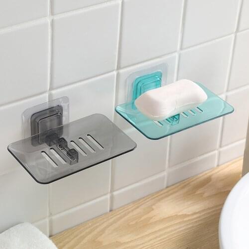 1PC Bathroom Shower Soap Box Dish Storage Plate Tray Holder Case Soap Holder Housekeeping Container Organizers